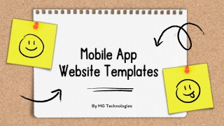 Explore Stunning Mobile App Website Templates by MG Technologies