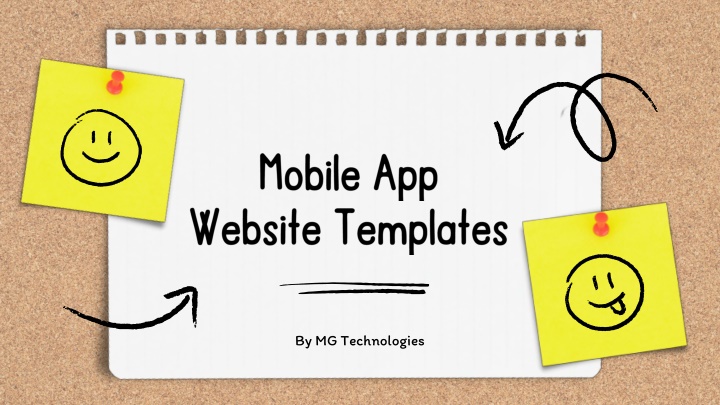 mobile app website templates