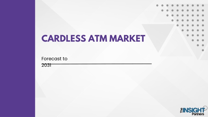 cardless atm market