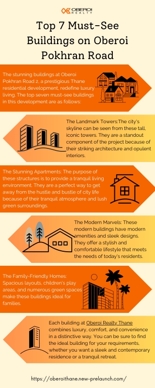 top 7 must see buildings on oberoi pokhran road