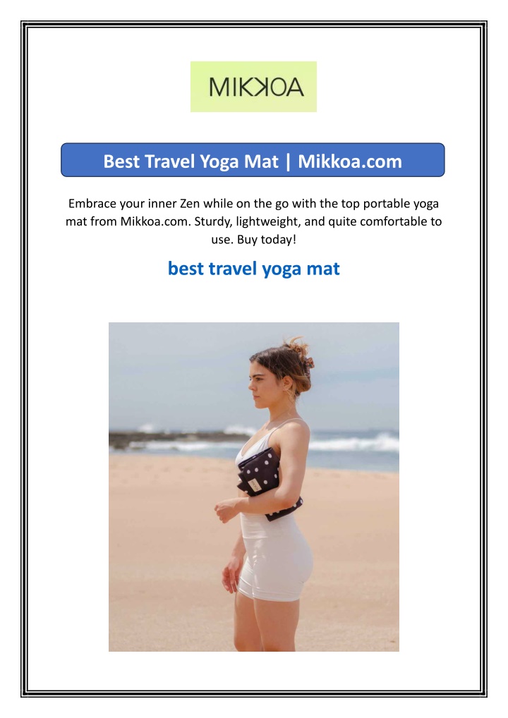 best travel yoga mat mikkoa com