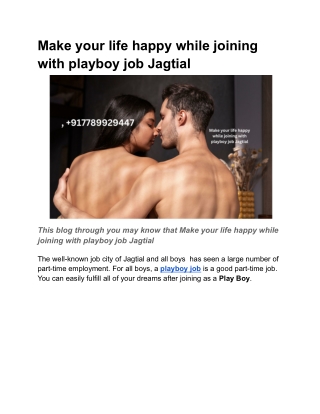 make your life happy while joining with playboy