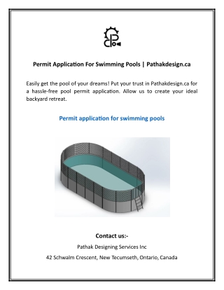 Permit Application For Swimming Pools Pathakdesign.ca