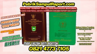 0821-4773-7105 Harga Map Raport Sampul Ijazah Arut Utara