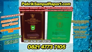 0821-4773-7105 Jual Map Raport Sampul Ijazah Astambul