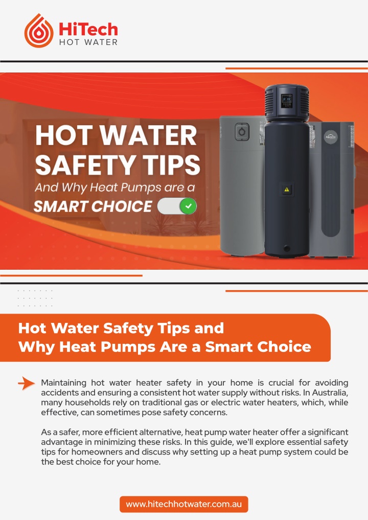 hot water safety tips and why heat pumps