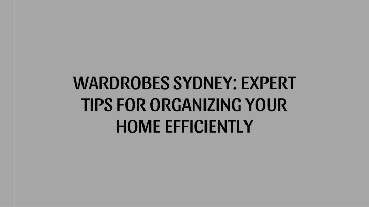 wardrobes sydney expert tips for organizing your