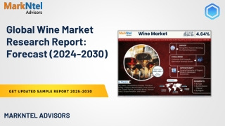 Global Wine Market Research Report Forecast (2024-2030)