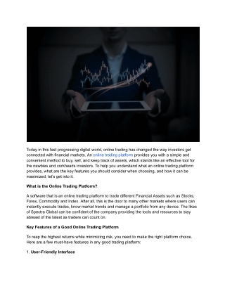 5 Features That Make a Great Online Trading Platform for All Investors