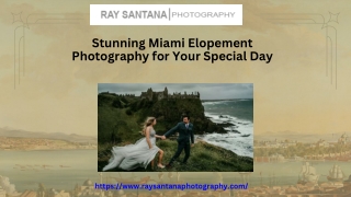 Stunning Miami Elopement Photography for Your Special Day