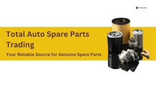 Total Auto Spare Parts Trading-Japan Car Spare Parts