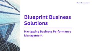 Blueprint Business Solutions-Project Management For Business