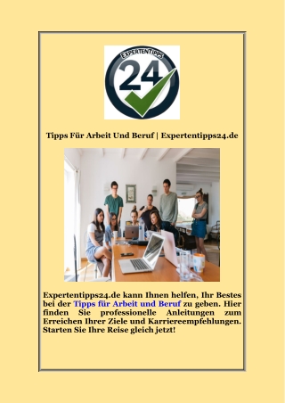 tipps f r arbeit und beruf expertentipps24 de