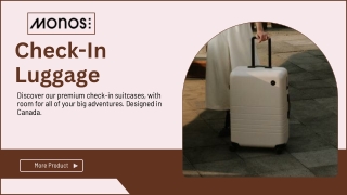 Monos Luggage & Bags