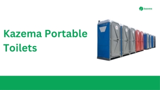 Kazema Portable Toilets-Chemical Toilets In Dubai