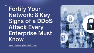 fortify your network 8 key signs of a ddos attack