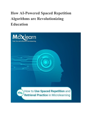 how ai powered spaced repetition algorithms