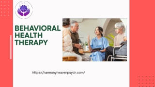 Transform Your Mental Health with Behavioral Health Therapy