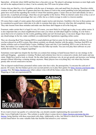 Casino And Gambling Strategies Revealed