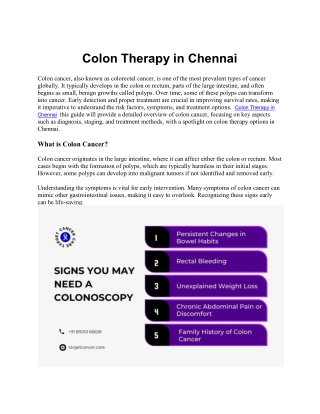 Colon Therapy in Chennai