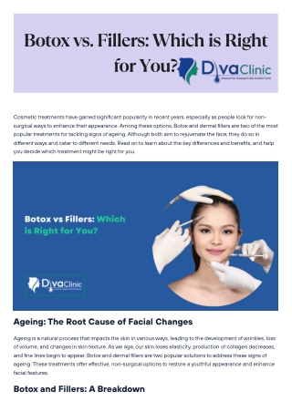 botox vs fillers which is right for you