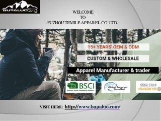 Premium Windbreaker Jacket Manufacturer | Quality & Style Assured