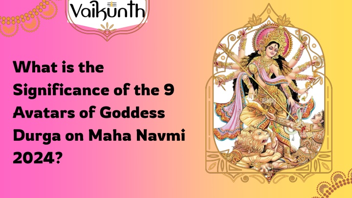 what is the significance of the 9 avatars