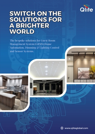 switch on the solutions for a brighter world world