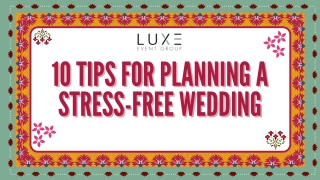 Best Tips for Indian Wedding by Wedding Planner | Luxe Event Group