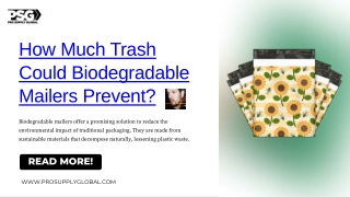 How Much Trash Could Biodegradable Mailers Prevent