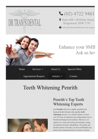 Teeth Whitening Penrith