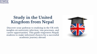 study in the united kingdom from nepal