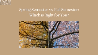 spring semester vs fall semester which is right