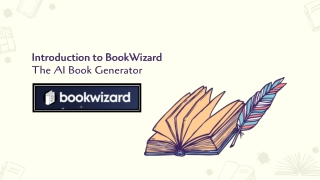 Introduction to BookWizard - The AI Book Generator