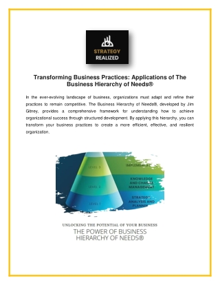 transforming business practices applications