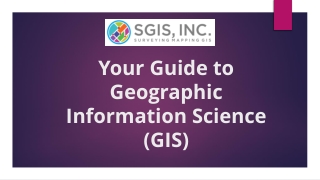 Your Guide to GIS Consulting Services in Florida by Sgis Survey