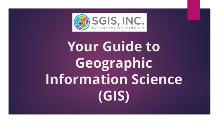 your guide to geographic information science gis