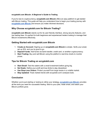 Ecryptobit.com Bitcoin