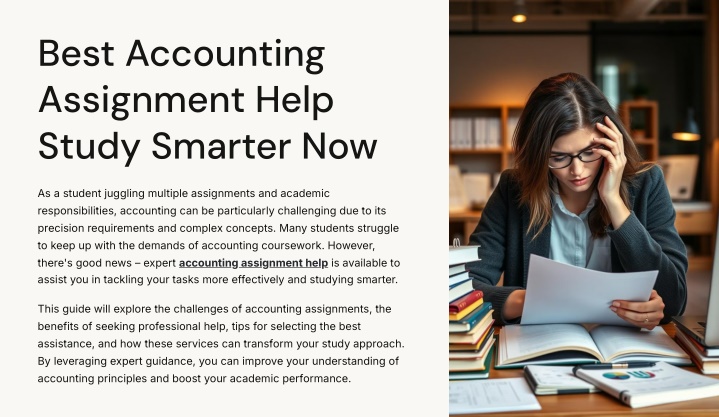 best accounting assignment help study smarter now