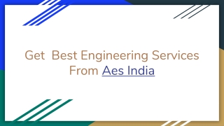 Get  Best Engineering  By Aes India