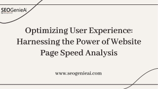 optimizing user experience harnessing the power