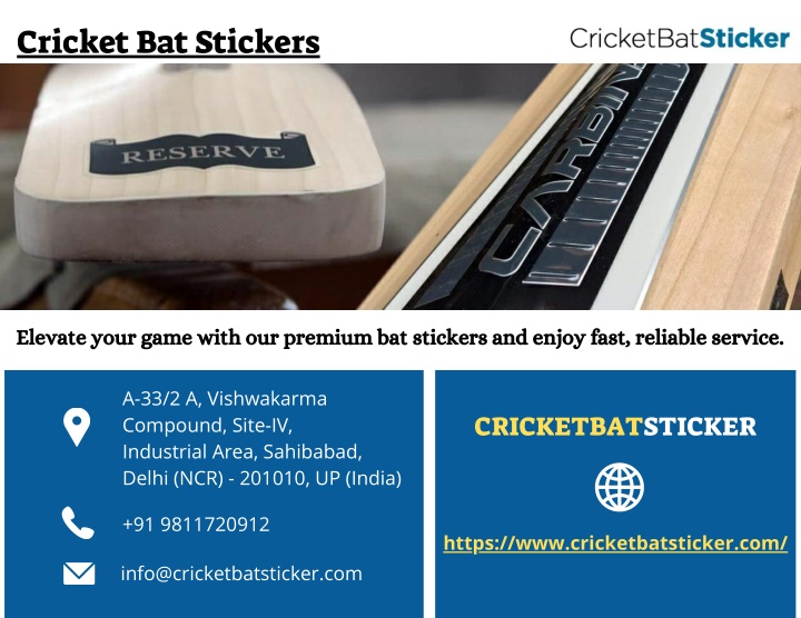 cricket bat stickers