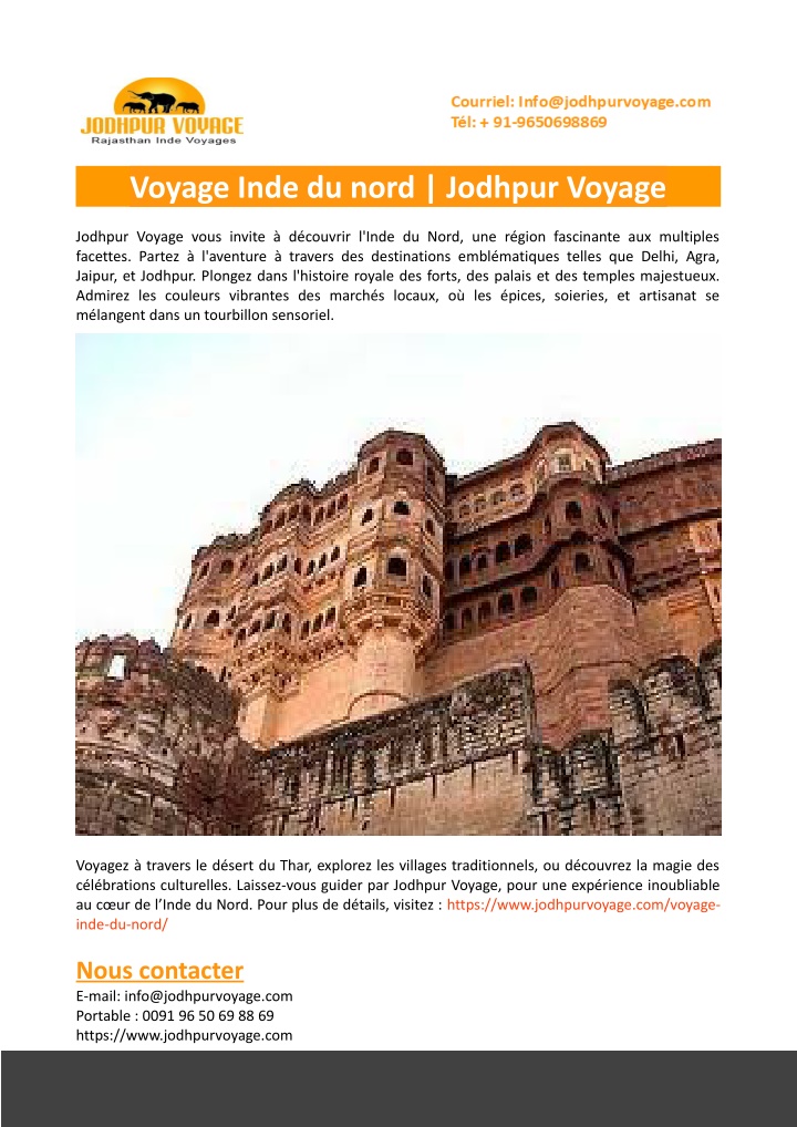 voyage inde du nord jodhpur voyage