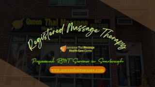 Registered Massage Therapy: Professional RMT Services in Scarborough