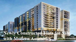 Newly Constructed Flats for Sale with Modern Amenities