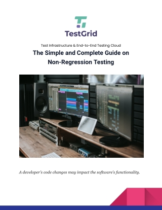 test infrastructure end to end testing cloud
