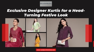 Exclusive Designer Kurtis for a Head-Turning Festive Look