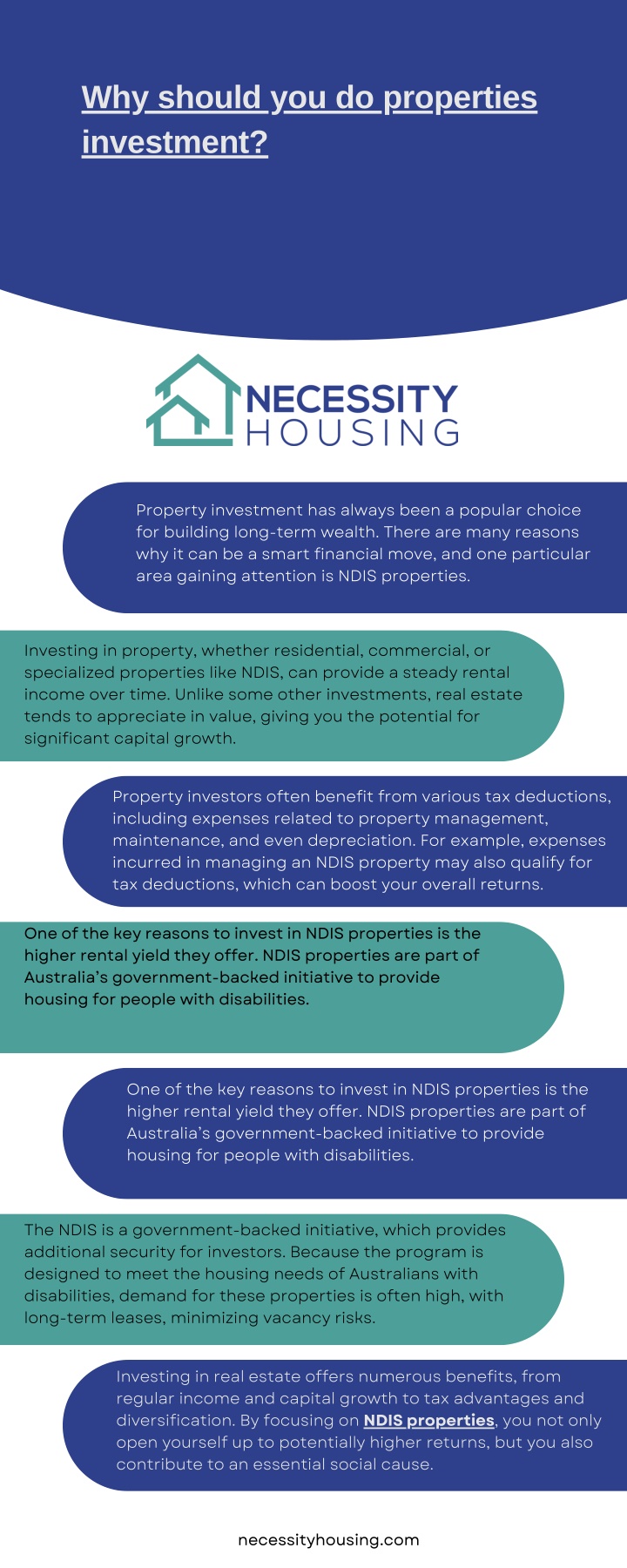 why should you do properties investment