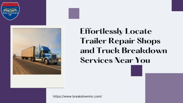 effortlessly locate trailer repair shops