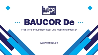 Kundenspezifische Herstellung von Schaftfräsern - BAUCOR De